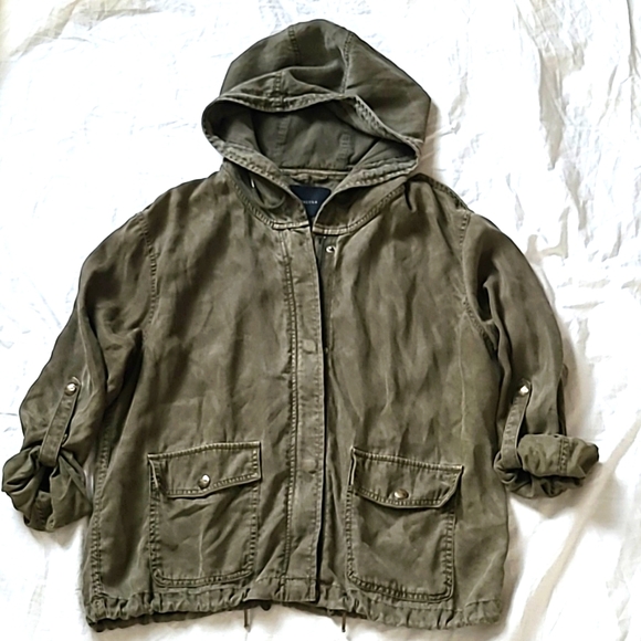 Aritzia Talula Carbon Zip Hooded Jacket Size S - Picture 7 of 15